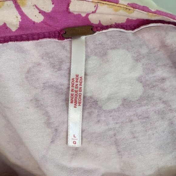 FREE PEOPLE shirt | give me more top | pink | large - Picture 10 of 12